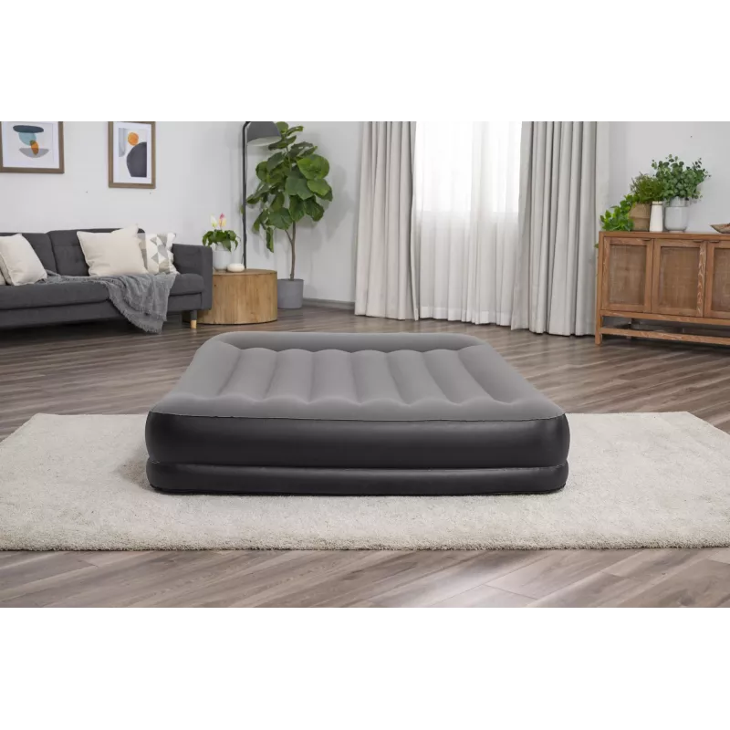 Bestway Tritech Queen pripučiamas čiužinys su įmontuotu USB siurbliu 2.03 m x 1.52 m x 36 cm