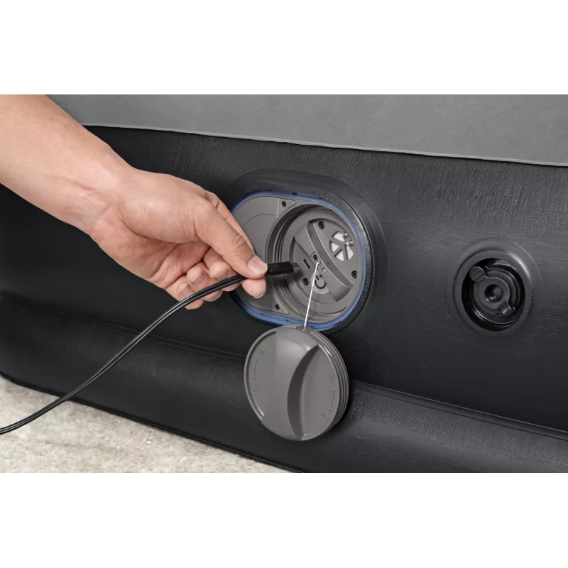 Bestway Tritech Queen pripučiamas čiužinys su įmontuotu USB siurbliu 2.03 m x 1.52 m x 36 cm