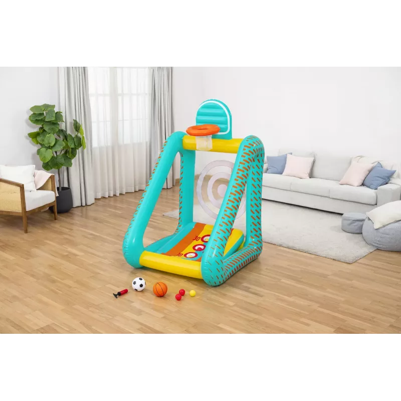 Bestway Perfect Aim 3 viename pripučiamas kiemo žaidimų centras