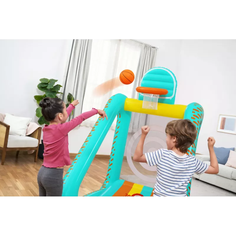 Bestway Perfect Aim 3 viename pripučiamas kiemo žaidimų centras