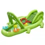 Bestway Later Gator vaikiškas pripučiamas vandens žaidimų centras ir baseinas 2,34 m x 1,63 m x 87 cm