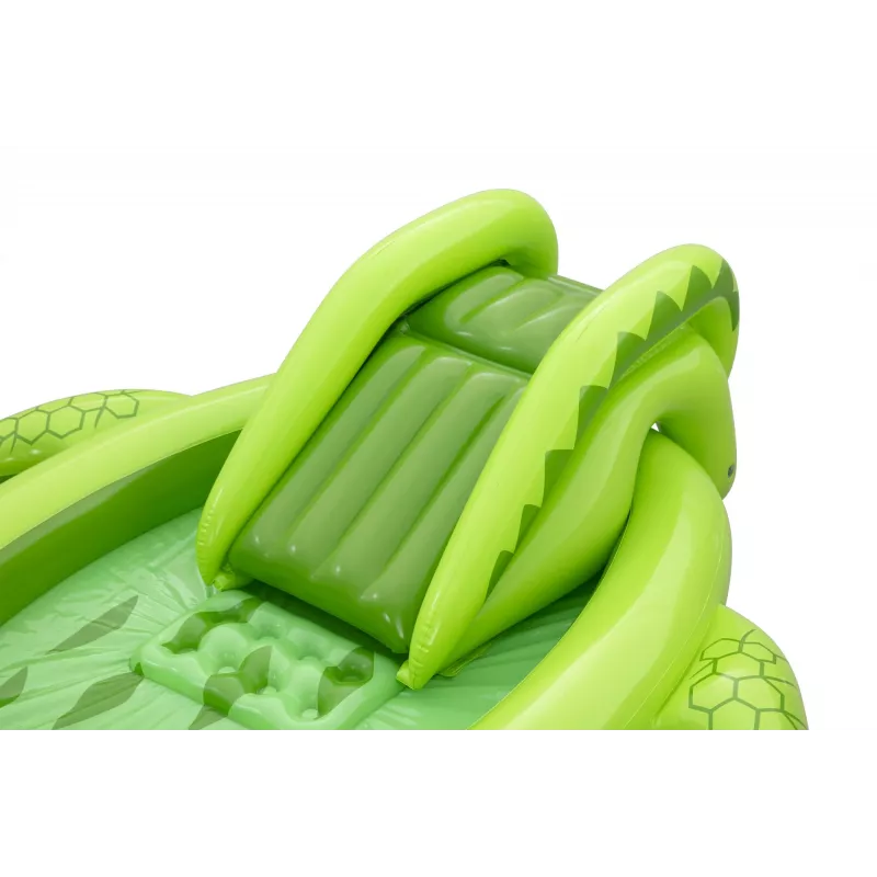 Bestway Later Gator vaikiškas pripučiamas vandens žaidimų centras ir baseinas 2,34 m x 1,63 m x 87 cm