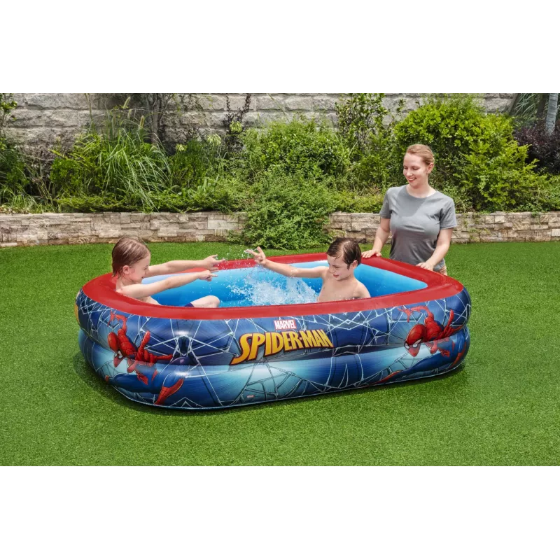Bestway Play Pool pripučiamas baseinas, 450 L, stačiakampis, Spider-Man