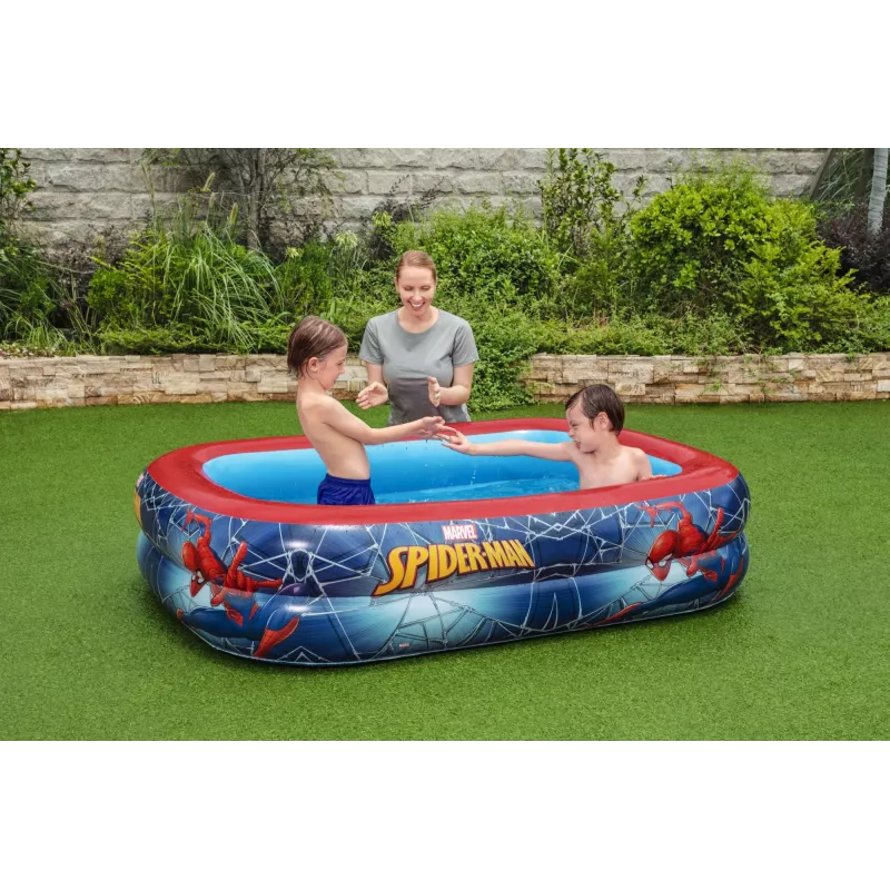 Bestway Play Pool pripučiamas baseinas, 450 L, stačiakampis, Spider-Man