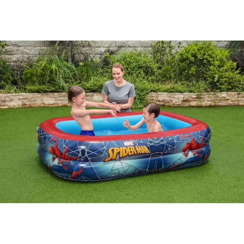 Bestway Play Pool pripučiamas baseinas, 450 L, stačiakampis, Spider-Man