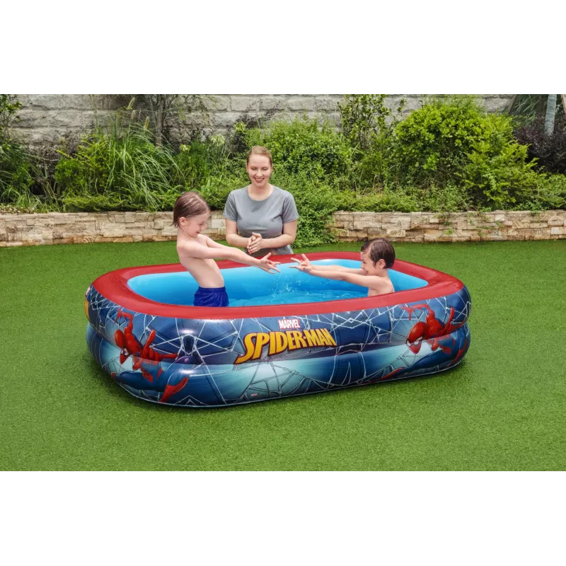 Bestway Play Pool pripučiamas baseinas, 450 L, stačiakampis, Spider-Man