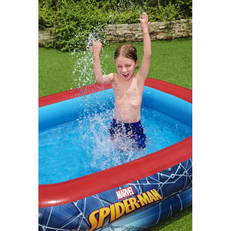 Bestway Play Pool pripučiamas baseinas, 450 L, stačiakampis, Spider-Man