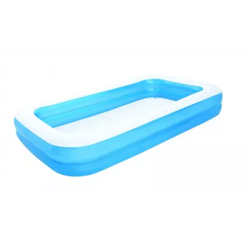 Bestway pripučiamas mėlynas stačiakampis šeimos baseinas 3,05 m x 1,83 m x 46 cm