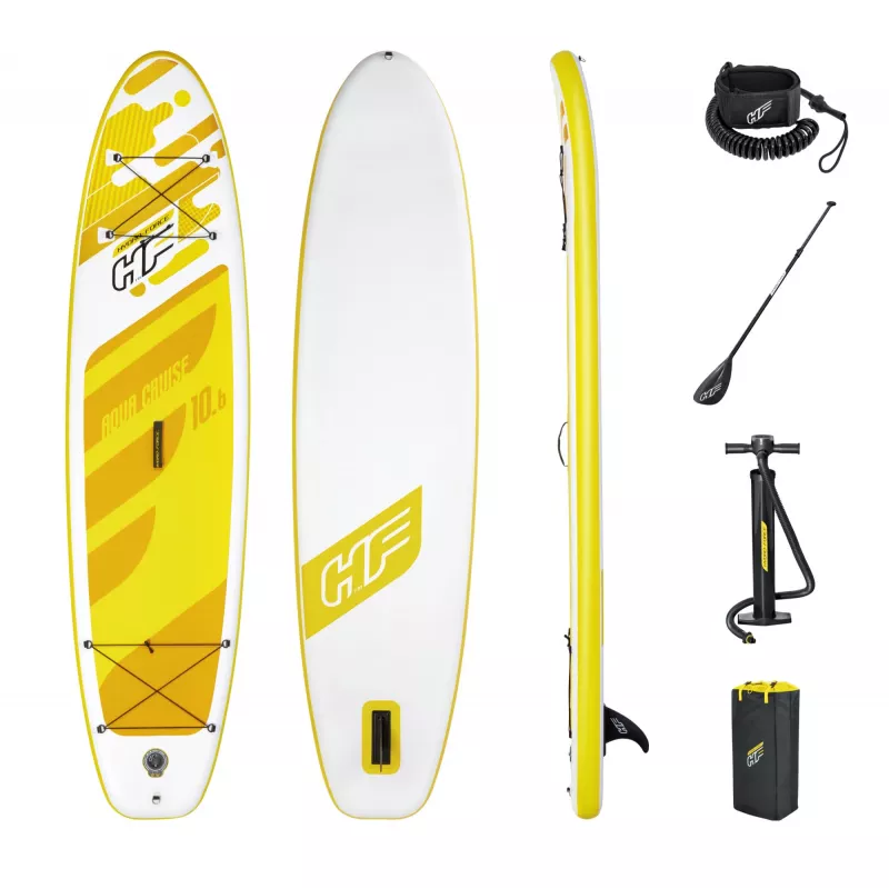 Bestway Hydro-Force 10'6 colių x 30 colių x 4,75 colio / 3,20 m x 76 cm x 12 cm Aqua Cruise Set – SUP irklentė