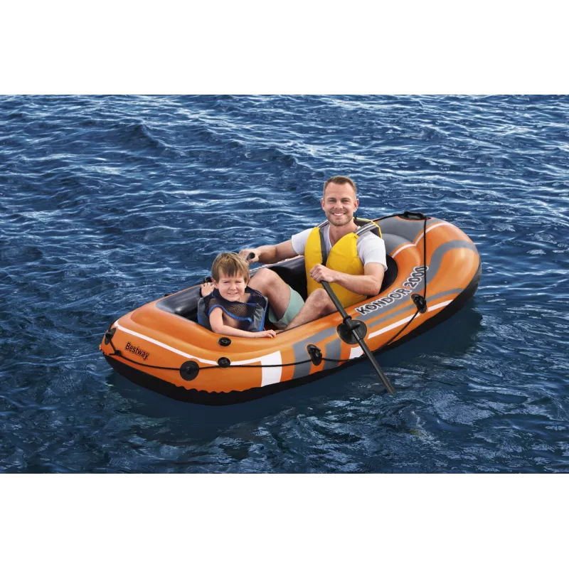 Pripučiama valtis Bestway HYDRO-FORCE su irklais ir kojiniu siurbliu