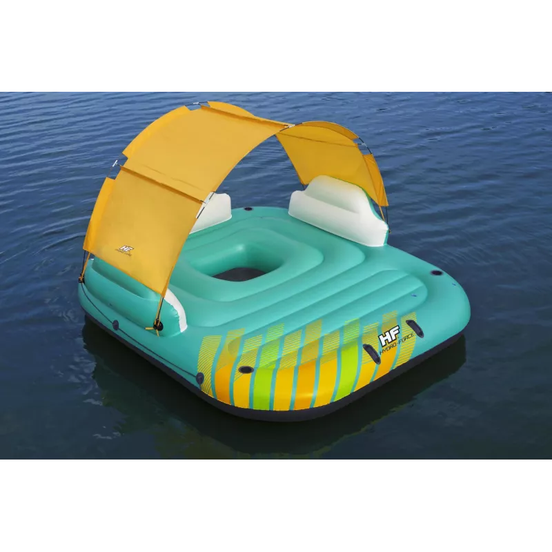 Bestway Hydro-Force 9'10 inch x 9'/3.00m x 2.75m Sunny Lounge Island plaukiojanti sala