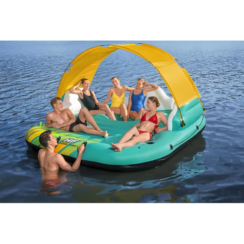 Bestway Hydro-Force 9'10 inch x 9'/3.00m x 2.75m Sunny Lounge Island plaukiojanti sala
