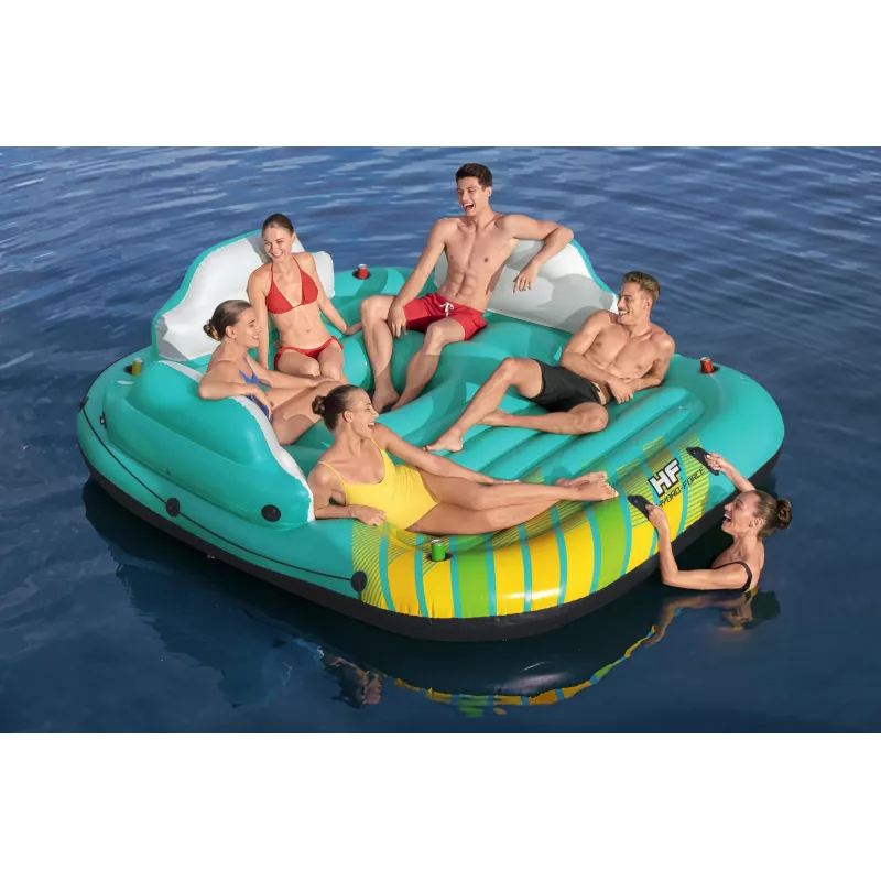 Bestway Hydro-Force 9'10 inch x 9'/3.00m x 2.75m Sunny Lounge Island plaukiojanti sala