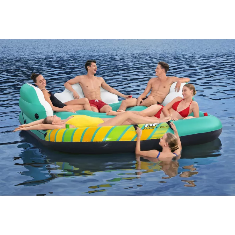 Bestway Hydro-Force 9'10 inch x 9'/3.00m x 2.75m Sunny Lounge Island plaukiojanti sala