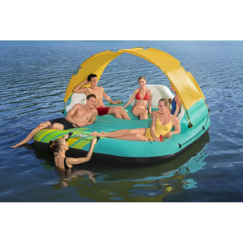 Bestway Hydro-Force 9'10 inch x 9'/3.00m x 2.75m Sunny Lounge Island plaukiojanti sala