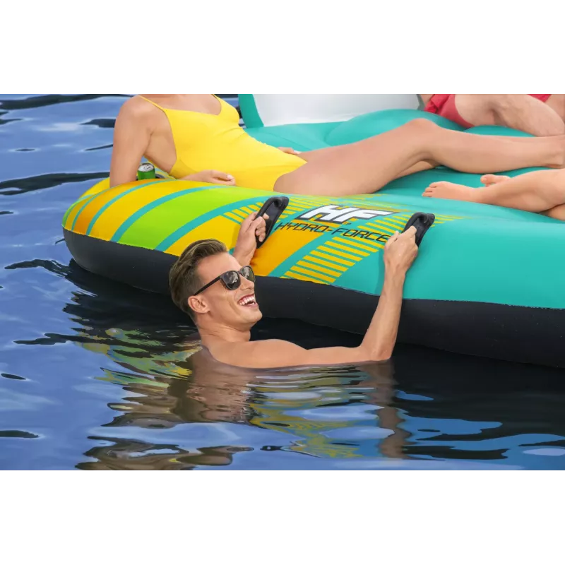 Bestway Hydro-Force 9'10 inch x 9'/3.00m x 2.75m Sunny Lounge Island plaukiojanti sala