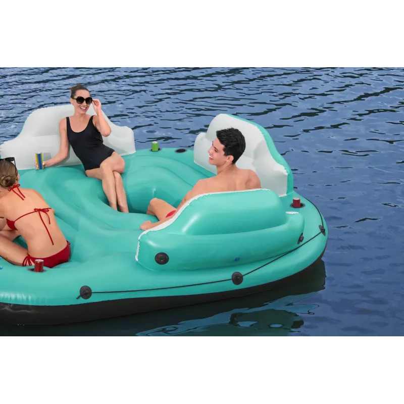 Bestway Hydro-Force 9'10 inch x 9'/3.00m x 2.75m Sunny Lounge Island plaukiojanti sala