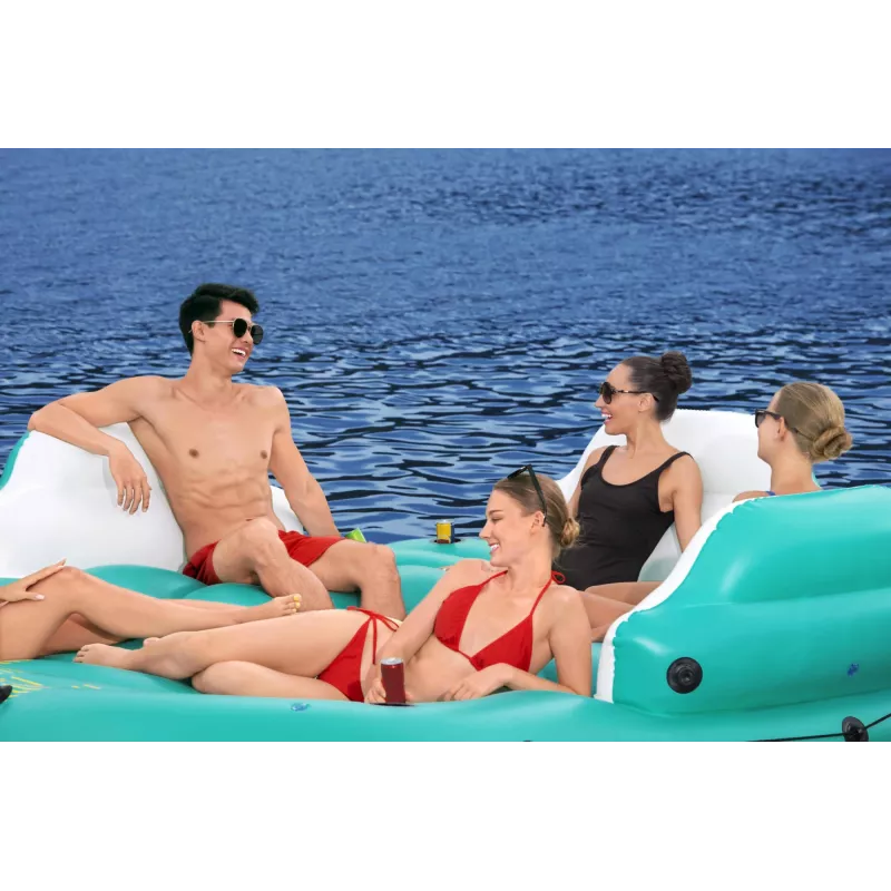 Bestway Hydro-Force 9'10 inch x 9'/3.00m x 2.75m Sunny Lounge Island plaukiojanti sala