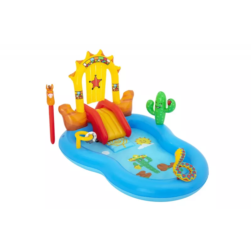 Bestway 8'8 colio x 6'2 colio x 55 colio / 2,64 m x 1,88 m x 1,40 m Lauko pripučiamas žaidimų centras Wild West