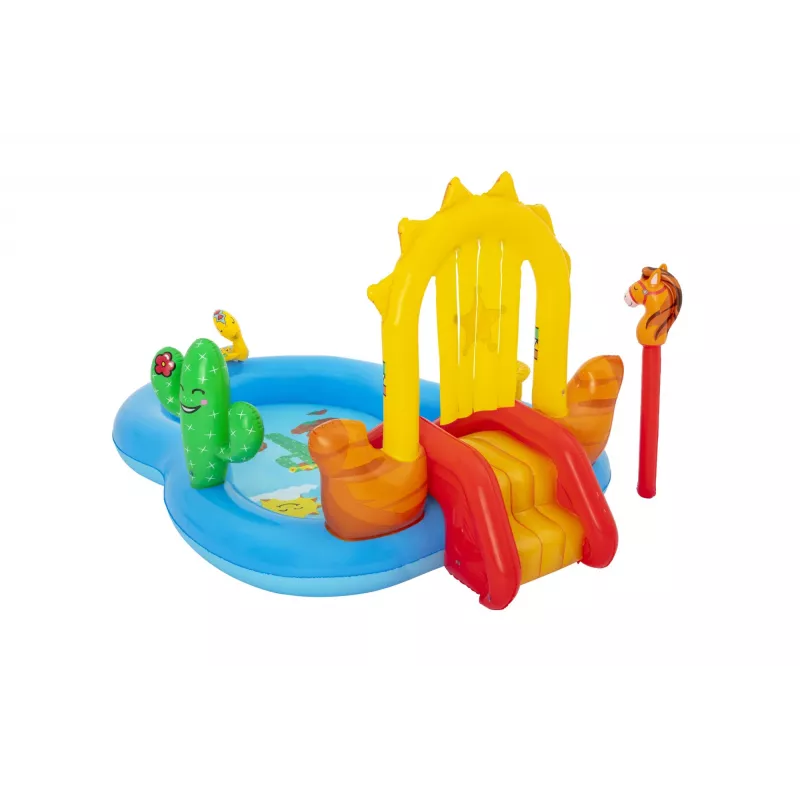 Bestway 8'8 colio x 6'2 colio x 55 colio / 2,64 m x 1,88 m x 1,40 m Lauko pripučiamas žaidimų centras Wild West