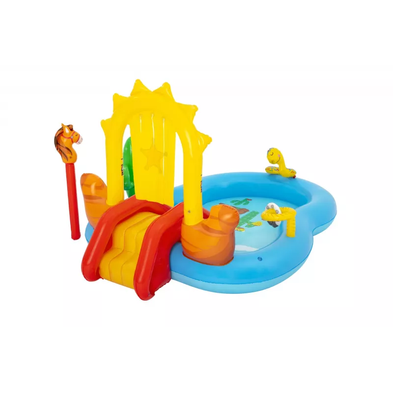 Bestway 8'8 colio x 6'2 colio x 55 colio / 2,64 m x 1,88 m x 1,40 m Lauko pripučiamas žaidimų centras Wild West