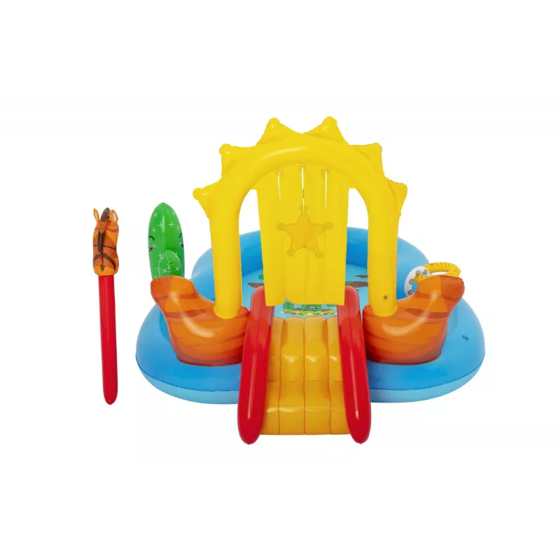 Bestway 8'8 colio x 6'2 colio x 55 colio / 2,64 m x 1,88 m x 1,40 m Lauko pripučiamas žaidimų centras Wild West