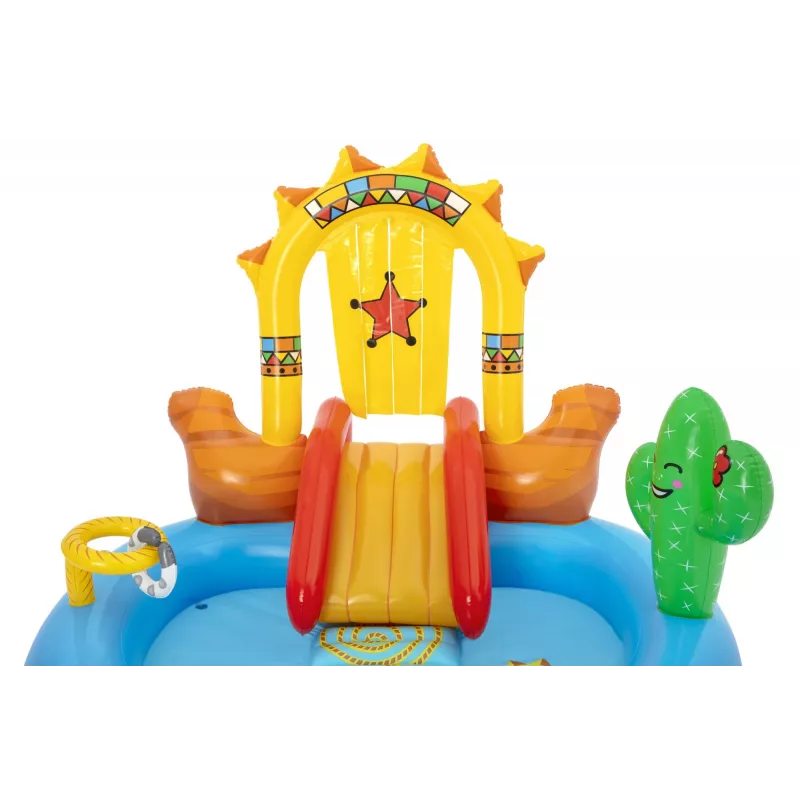 Bestway 8'8 colio x 6'2 colio x 55 colio / 2,64 m x 1,88 m x 1,40 m Lauko pripučiamas žaidimų centras Wild West