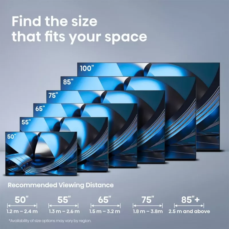 Hisense 55U7SE 55 colių ULED Mini-LED 4K išmanusis televizorius