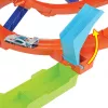 Hot Wheels Action Loop Cyclone Challenge Trasų Rinkinys su 1:64 Mastelio Automobiliuku, Lengvas Laikymas