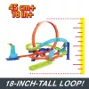 Hot Wheels Action Loop Cyclone Challenge Trasų Rinkinys su 1:64 Mastelio Automobiliuku, Lengvas Laikymas