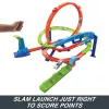 Hot Wheels Action Loop Cyclone Challenge Trasų Rinkinys su 1:64 Mastelio Automobiliuku, Lengvas Laikymas
