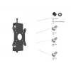 Multibrackets M Pro Series - fiksuotas monitoriaus laikiklis Pro 50/75/100