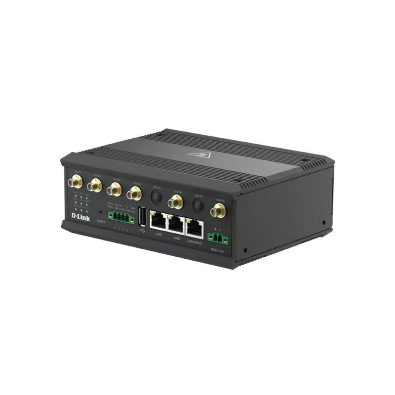 D-Link DOM-550-GSO 5G IIoT šliuzas, juodas