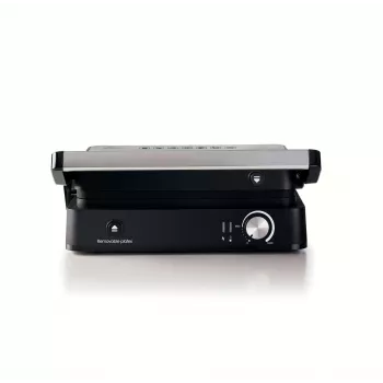 Ariete 1934 MetalGrill 3in1 elektrinis grilis, 2000 W, 3 kepimo režimai, nelipnios plokštės, sidabrinis/juodas