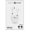 Belaidės ausinės „Music Sound Breeze“ kapsulinio dizaino su spalvotu dėklu