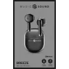 Belaidės ausinės Music Sound Breeze su spalvotu dėklu