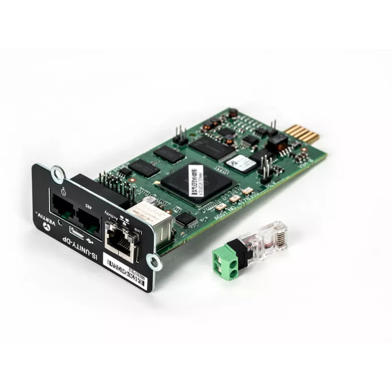 Vertiv Liebert IS-UNITY-DP tinklo kortelė, vidinė, Ethernet, 100 Mbit/s