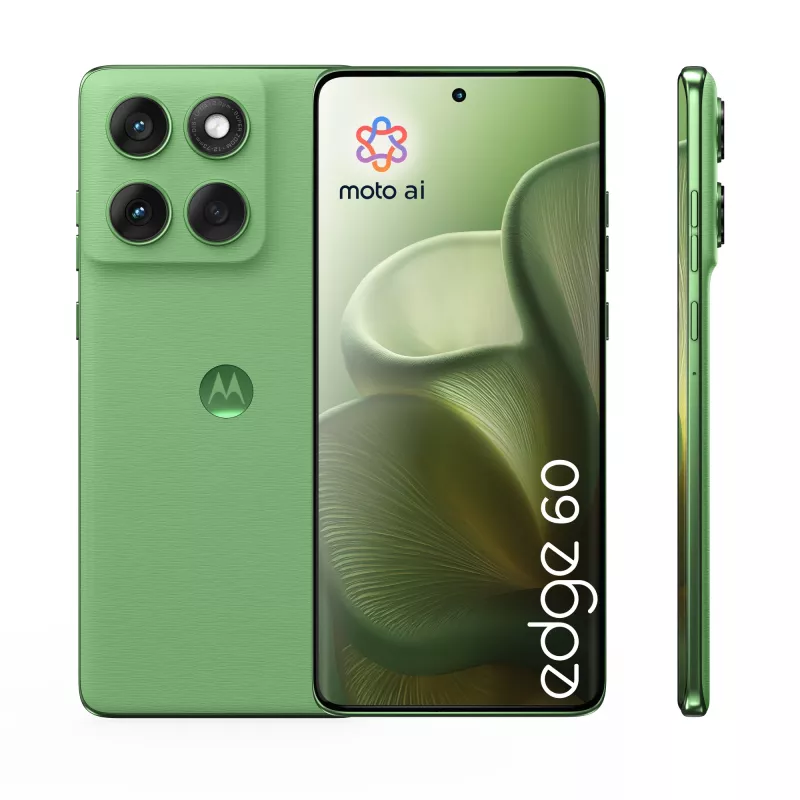 Motorola edge 60 16,9 cm (6,67 colio) Dual SIM Android 15 5G USB Type-C 12 GB 512 GB 5200 mAh Žalias