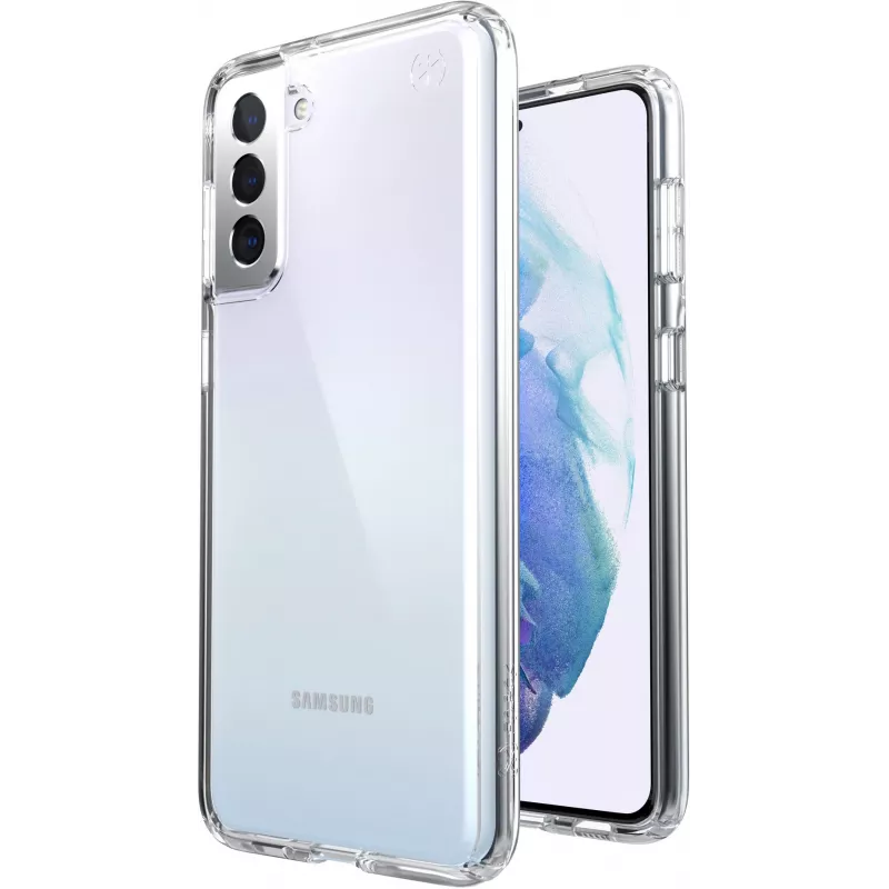 Speck Presidio Perfect Clear dėklas Samsung Galaxy S21+ 5G (6,7 colių) – permatomas