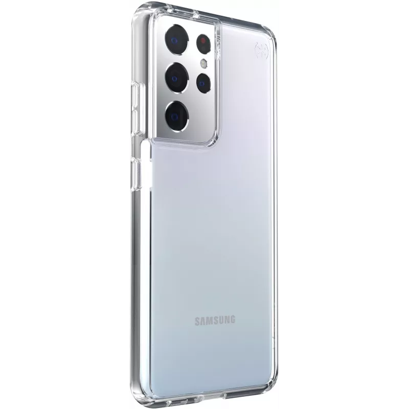Speck Presidio Perfect Clear dėklas Samsung Galaxy S21 Ultra 5G – skaidrus