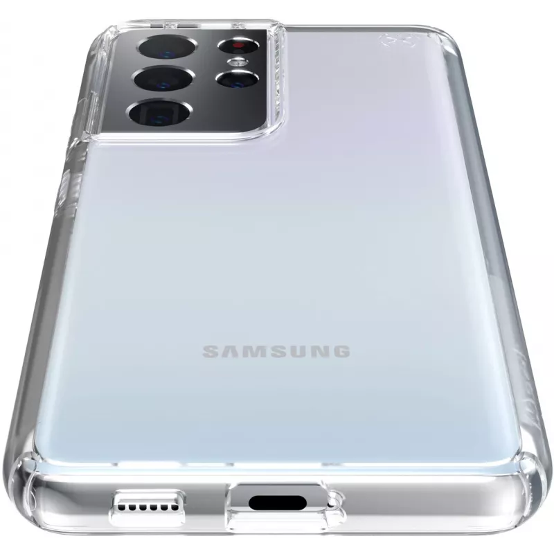 Speck Presidio Perfect Clear dėklas Samsung Galaxy S21 Ultra 5G – skaidrus