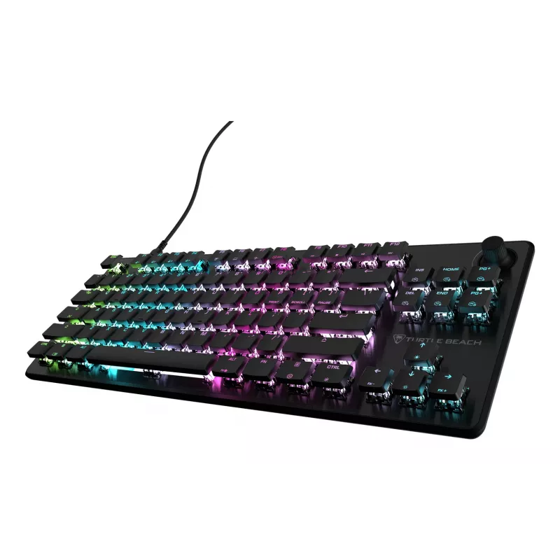 Turtle Beach Vulcan II TKL klaviatūra mechaninė žaidimams USB QWERTY vokiška juoda