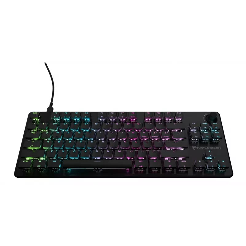 Turtle Beach Vulcan II TKL klaviatūra mechaninė žaidimams USB QWERTY vokiška juoda