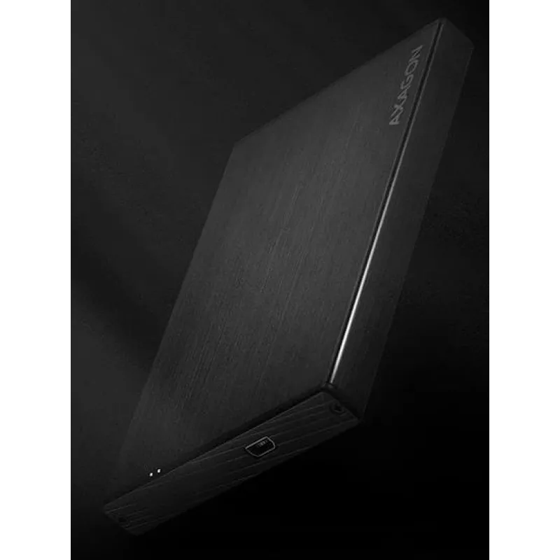 AXAGON EE25-XA - HDD / SSD-Gehäuse - 2.5 Zoll - SATA - Serial ATA II - Serial ATA III - 0,48 Gbit/s - USB Konnektivität - Schwarz