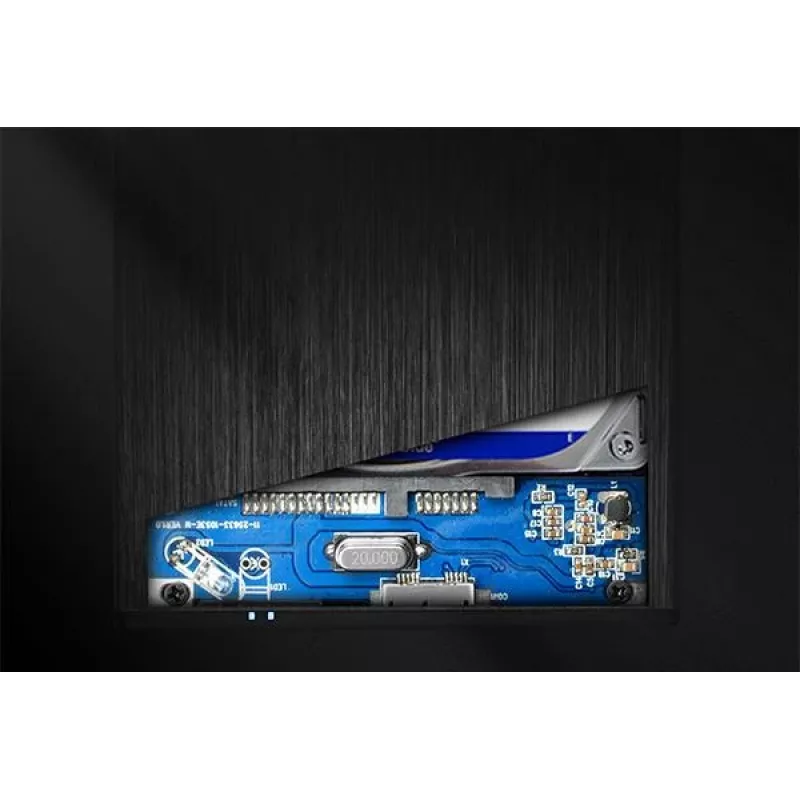AXAGON EE25-XA - HDD / SSD-Gehäuse - 2.5 Zoll - SATA - Serial ATA II - Serial ATA III - 0,48 Gbit/s - USB Konnektivität - Schwarz