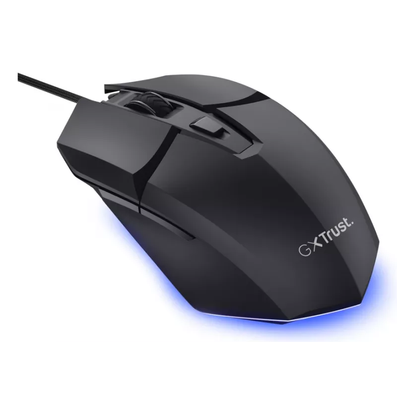 Trust GXT121 FELOX+ žaidimų pelė, dešinei rankai, USB-A, optinė, 10000 DPI