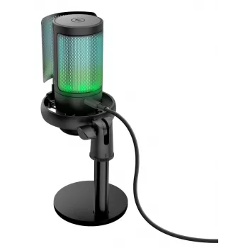 Trust GXT 238 Auron Black profesionalus podcast mikrofonas USB