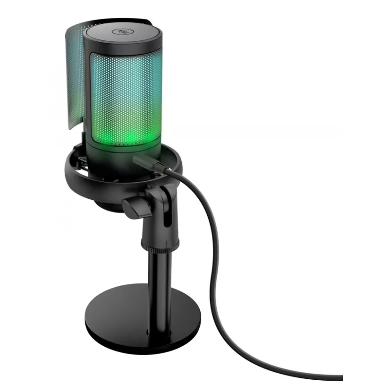 Trust GXT 238 Auron Black profesionalus podcast mikrofonas USB