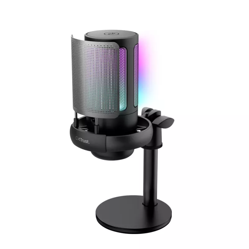 Trust GXT 238 Auron Black profesionalus podcast mikrofonas USB