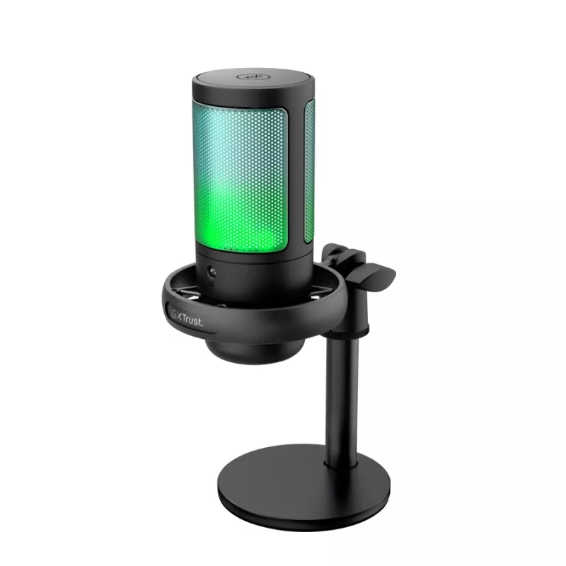 Trust GXT 238 Auron Black profesionalus podcast mikrofonas USB